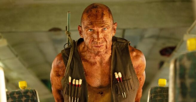 A new image from 28 Years Later Part II: The Bone Temple features Ralph Fiennes and the Alpha infected played by Chi Lewis-Parry