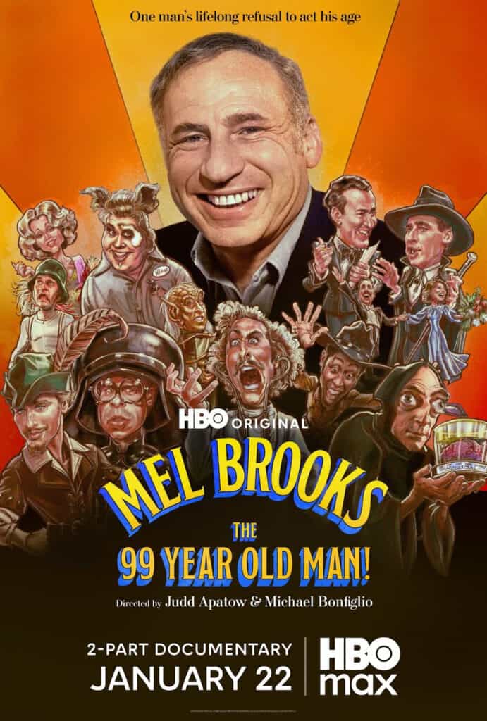 Mel Brooks, Mel Brooks: The 99 Year Old Man, documentary, trailer, poster