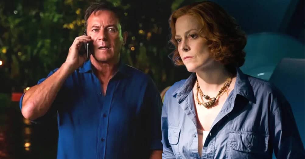 sigourney weaver, jason issacs, tomb raider