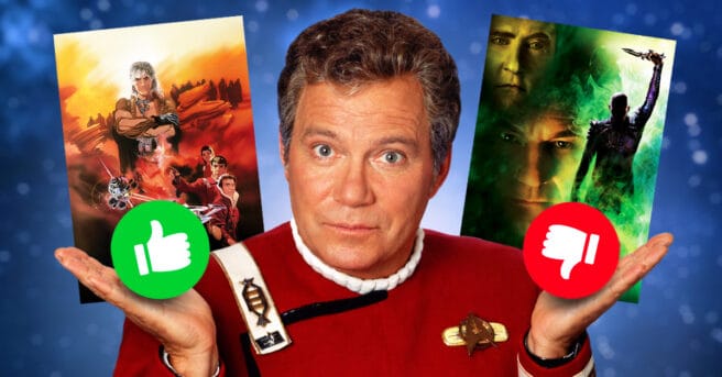 Star Trek odd/even movie curse, William Shatner